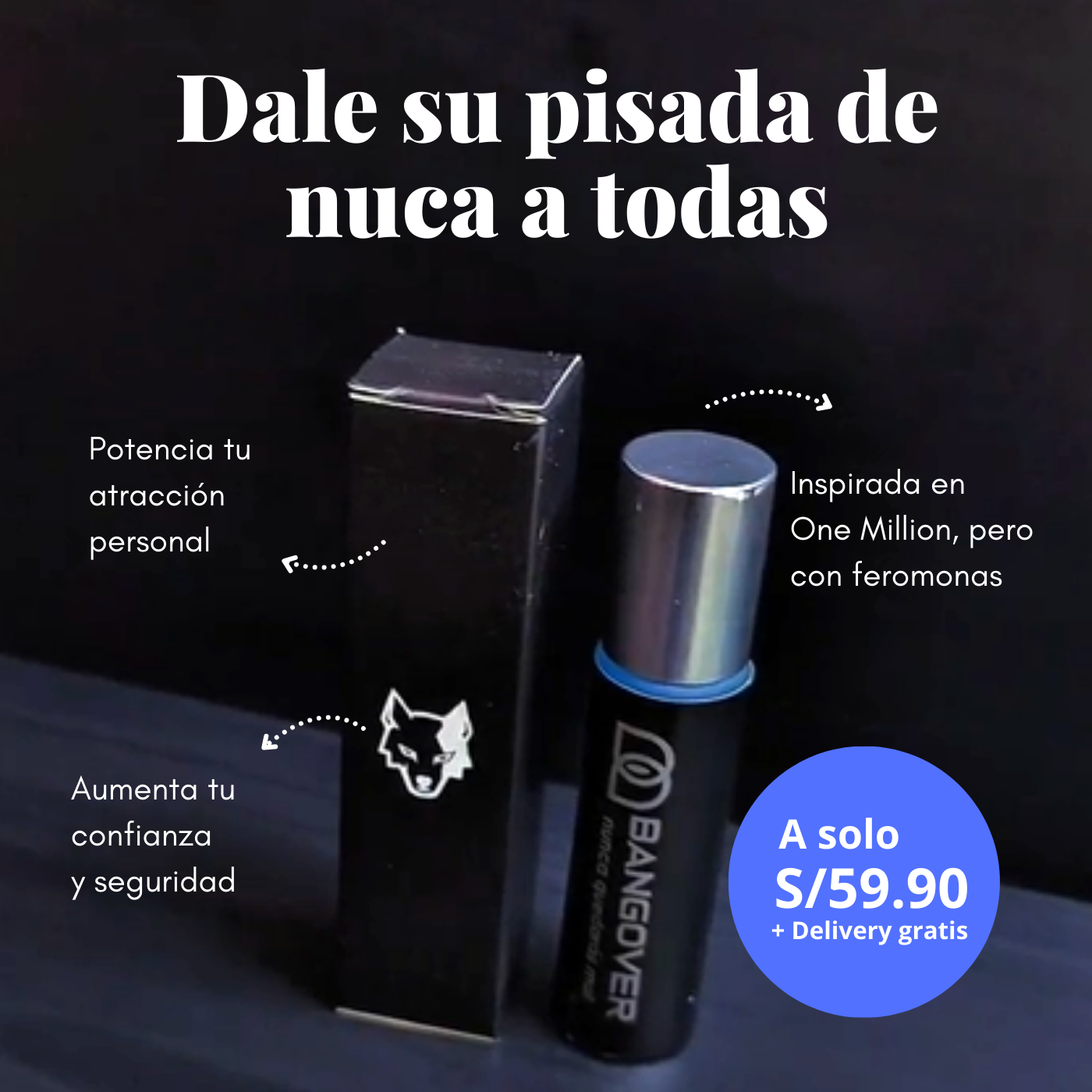 Bangover- Perfume con 90% Feromonas