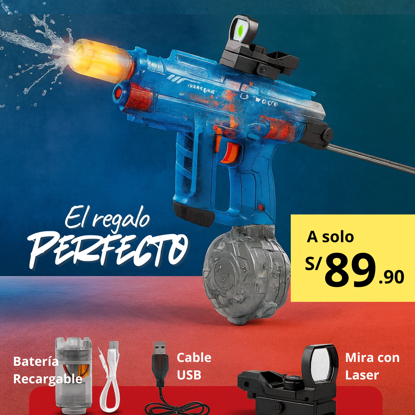 MiniUzi Agua® – Edición 2026