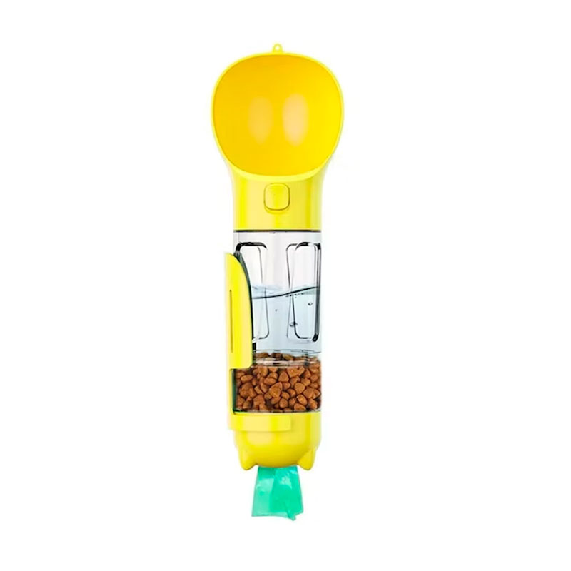 MultiPet Pro - Botella Portatil 4 en 1 para mascotas