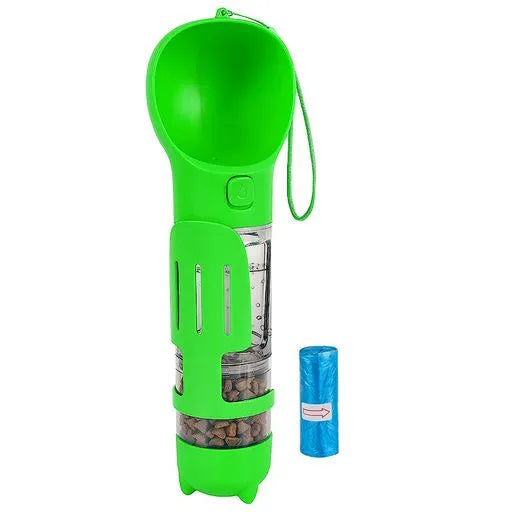 MultiPet Pro - Botella Portatil 4 en 1 para mascotas