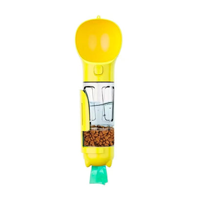 MultiPet Pro - Botella Portatil 4 en 1 para mascotas